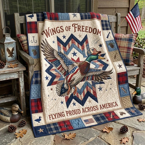 Liberty Flight Mallard Quilt Blanket