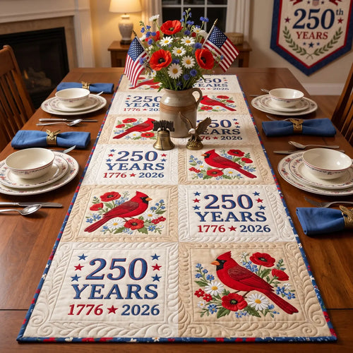 Liberty Honor Quilted Table Runner