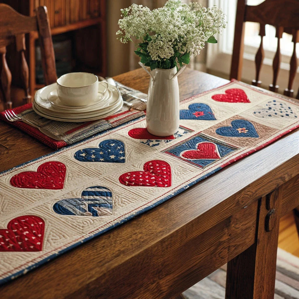 Liberty Love Quilted Table Runner