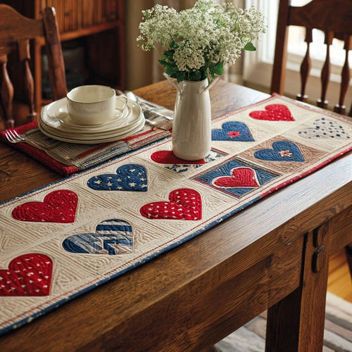 Liberty Love Quilted Table Runner