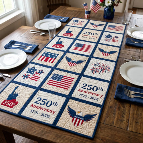 Liberty Patch Quilted Table Runner