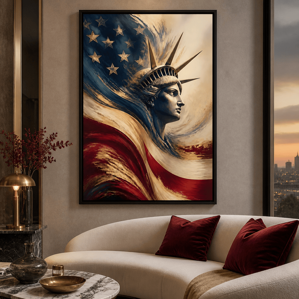 Liberty Rising Canvas Wall Art