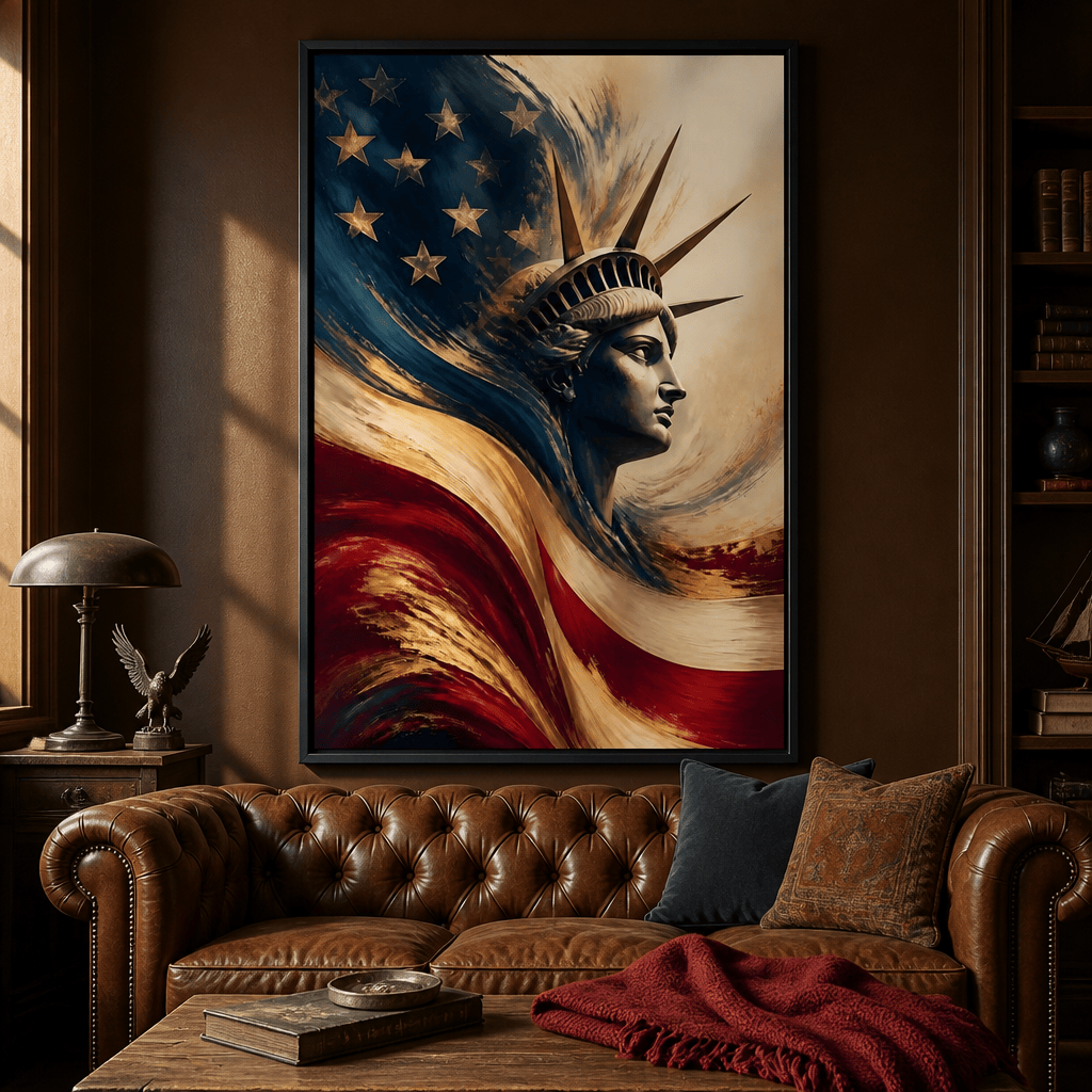 Liberty Rising Canvas Wall Art