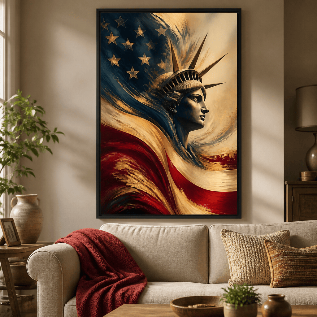 Liberty Rising Canvas Wall Art