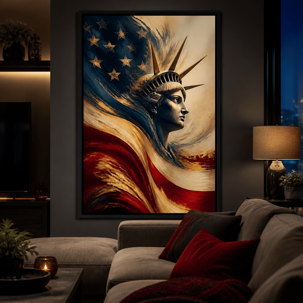 Liberty Rising Canvas Wall Art