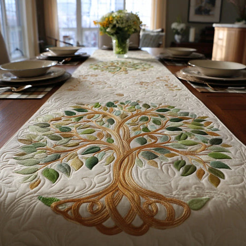 Life Balance Quilted Table Runner