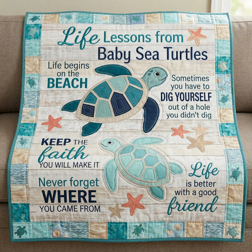Life Lessons Quilt Blanket