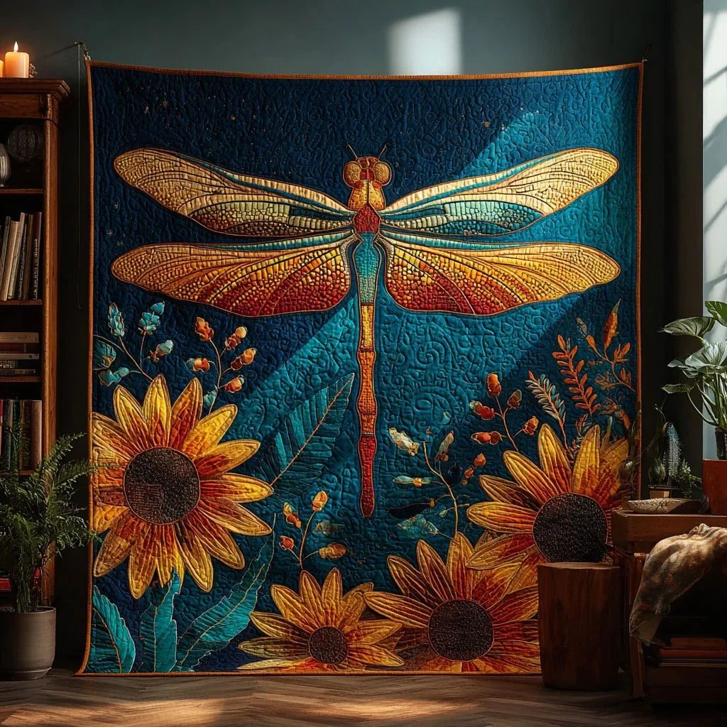 Light In Stillness Quilt Blanket