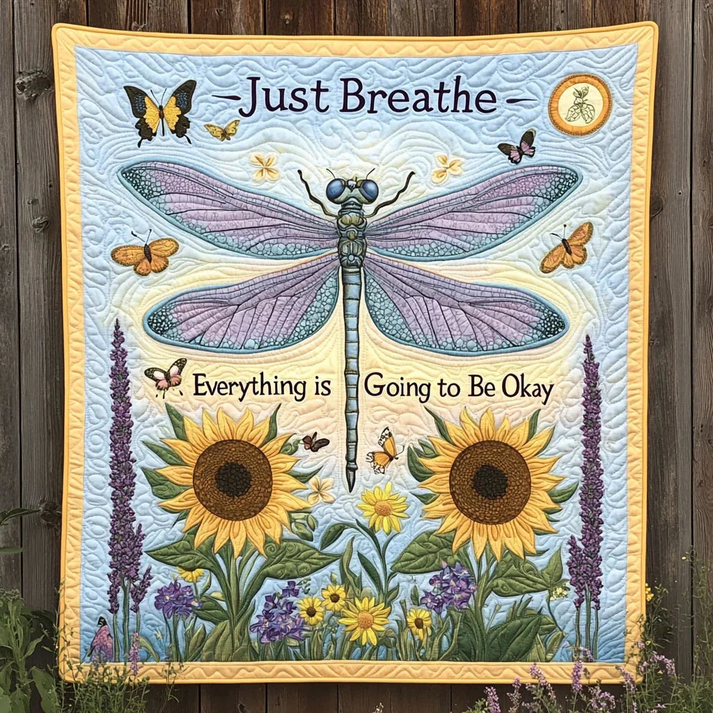 Light In The Moment Quilt Blanket