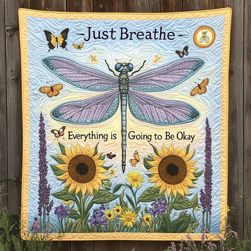 Light In The Moment Quilt Blanket