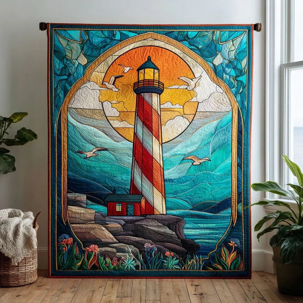 Lighthouse Spirit Quilt Blanket