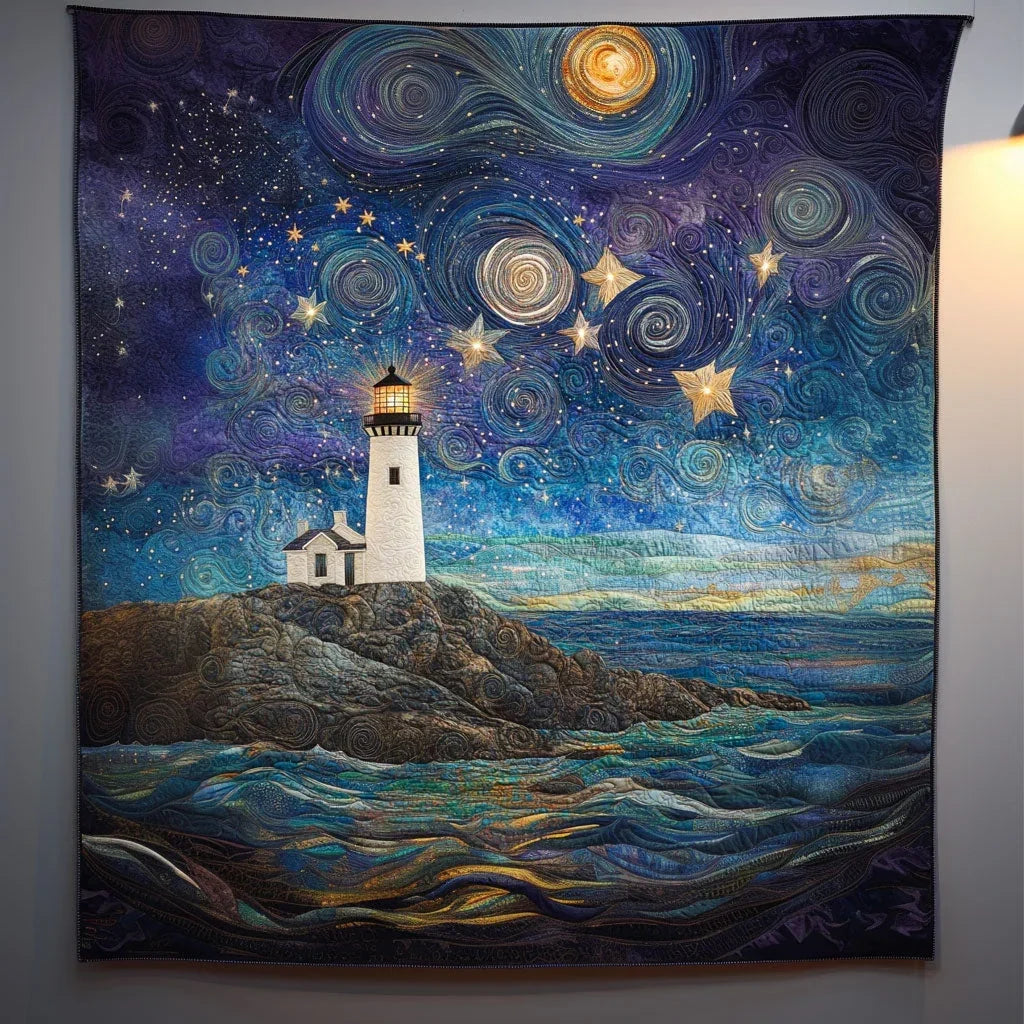 Lighthouse Voyage Quilt Blanket