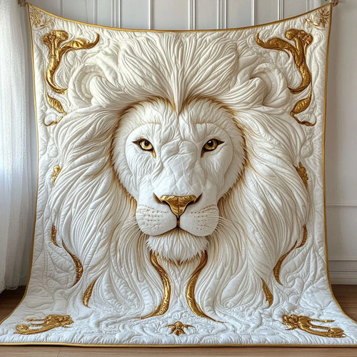 Lion Of Legacy Quilt Blanket