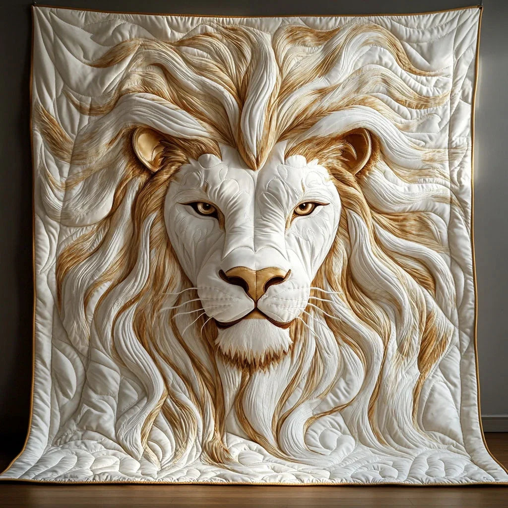 Lion Of Legacy Quilt Blanket