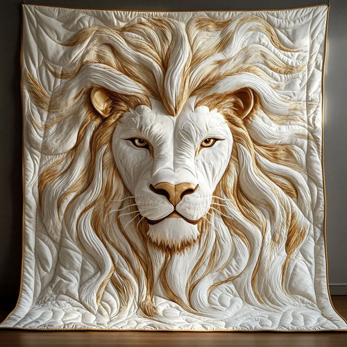 Lion Of Legacy Quilt Blanket