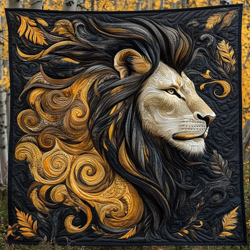 Lion Of Legacy Quilt Blanket