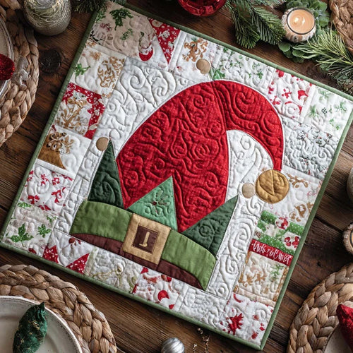 Little Helper Hat Quilted Table Topper