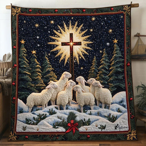 Little Lamb Sheep Quilt Blanket