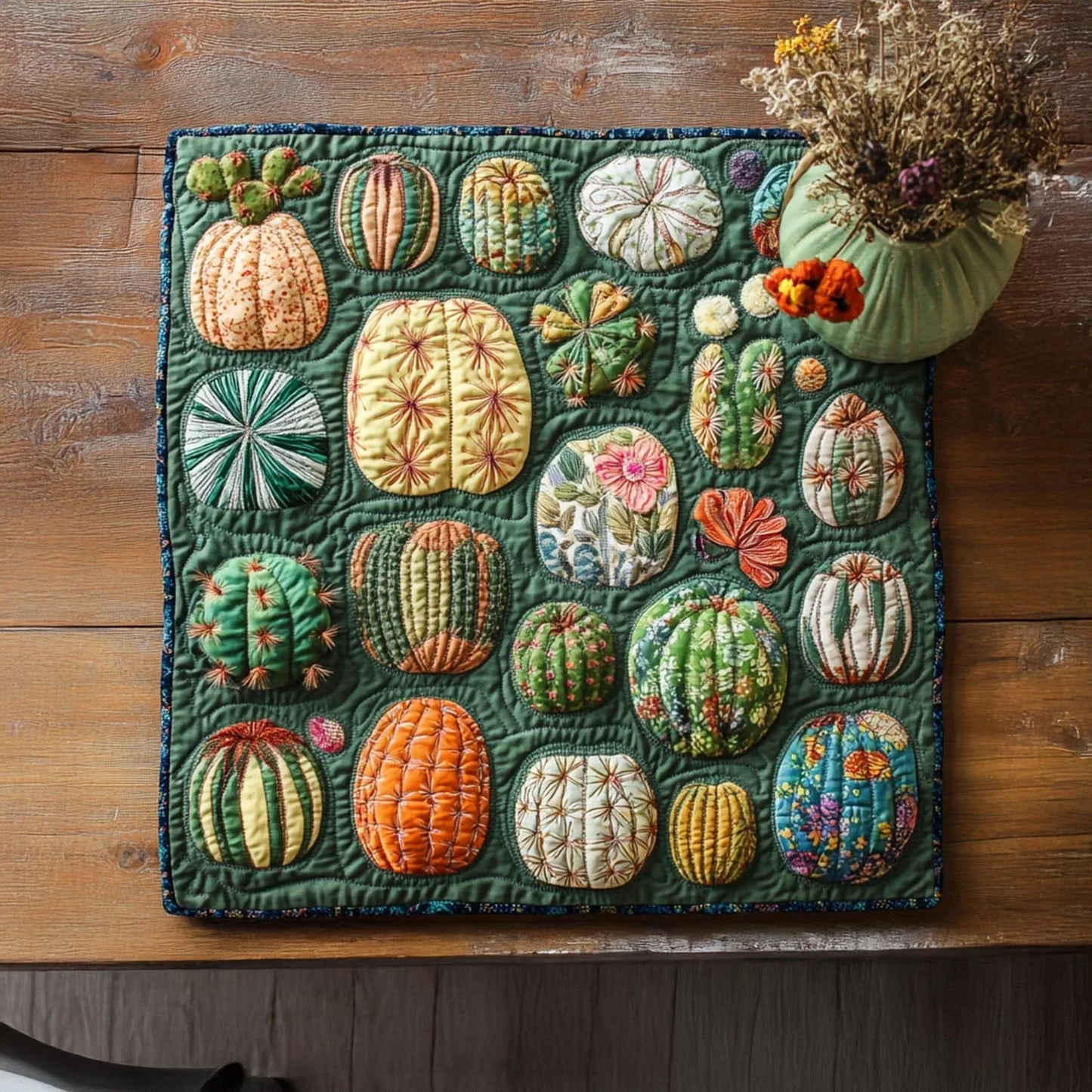 Little Prick Quilted Table Topper
