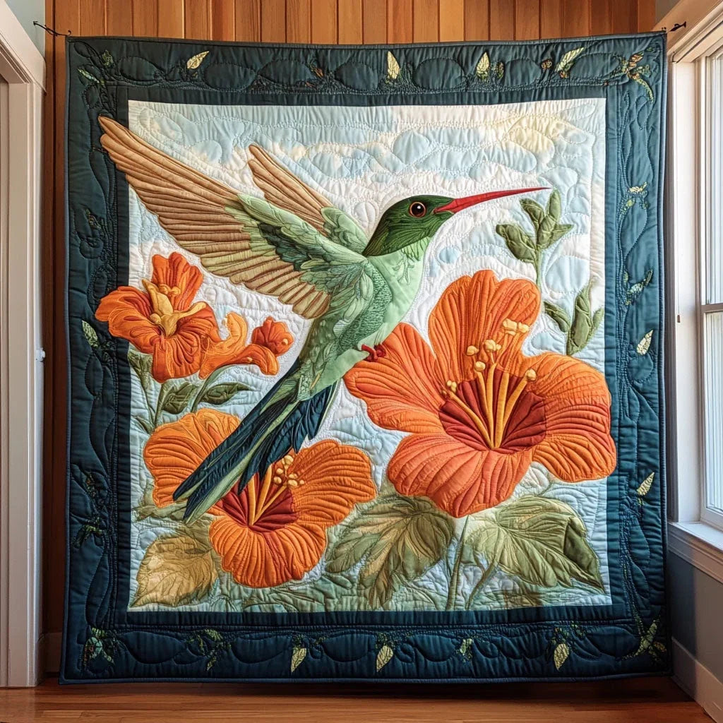 Lively Bloom Quilt Blanket