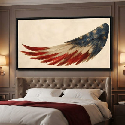 Lone Flight Of The Republic Canvas Wall Art