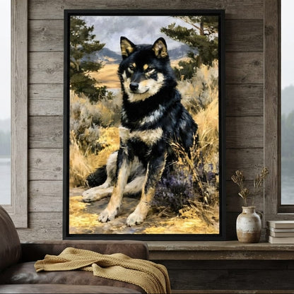 Lone Sentinel of the High Plains Canvas Wall Art