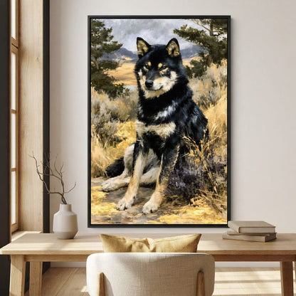 Lone Sentinel of the High Plains Canvas Wall Art