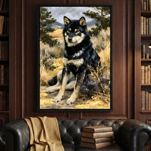 Lone Sentinel of the High Plains Canvas Wall Art