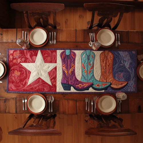 Lone Star State Quilted Table Runner