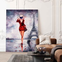 Looking for Love in Paris Canvas Wall Art