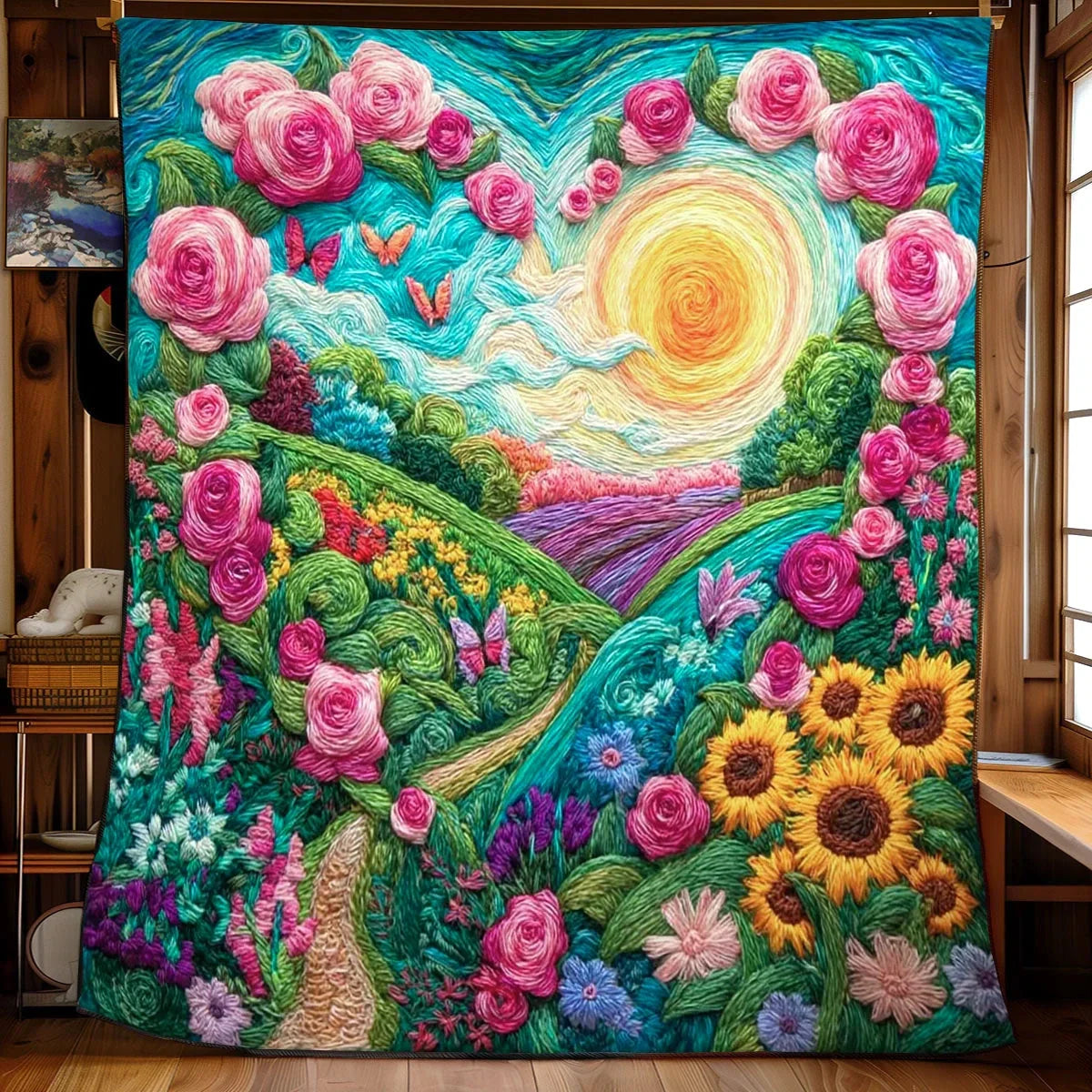 Love Garden Quilt Blanket