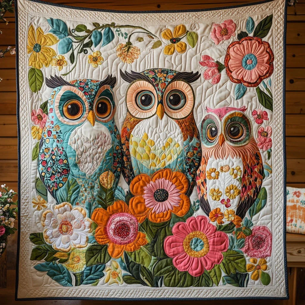 Love In Bloom Quilt Blanket