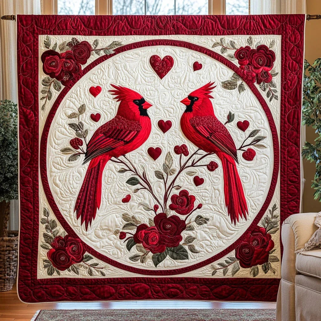 Love Perch Quilt Blanket
