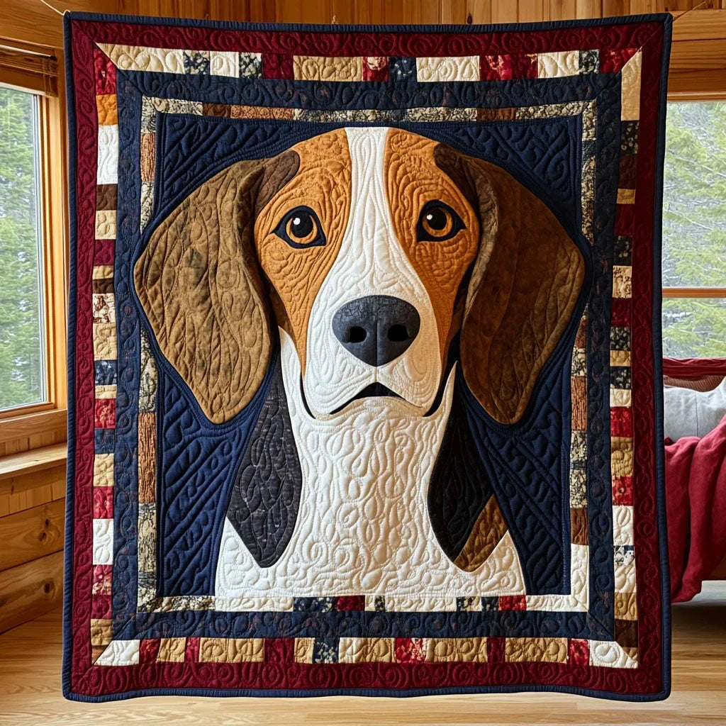 Loyal Gaze Quilt Blanket