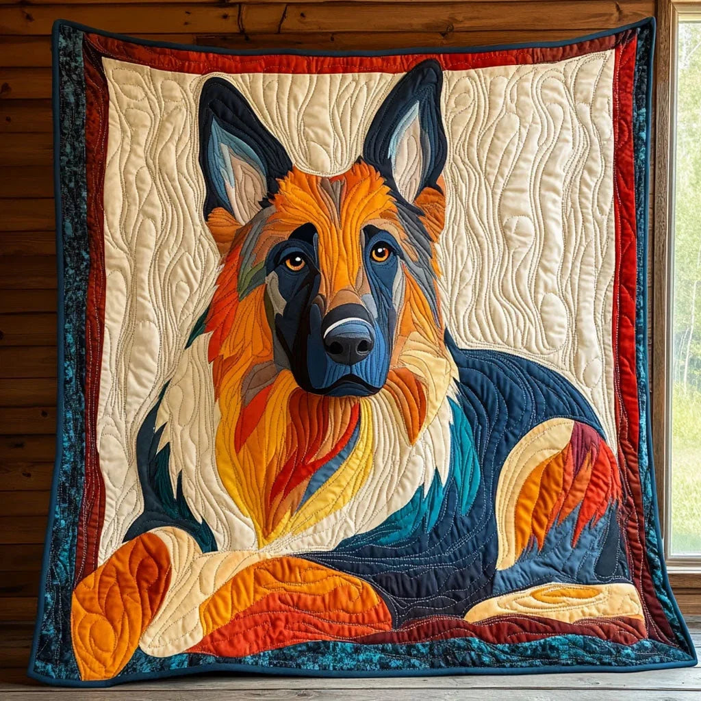 Loyal Guardian Quilt Blanket