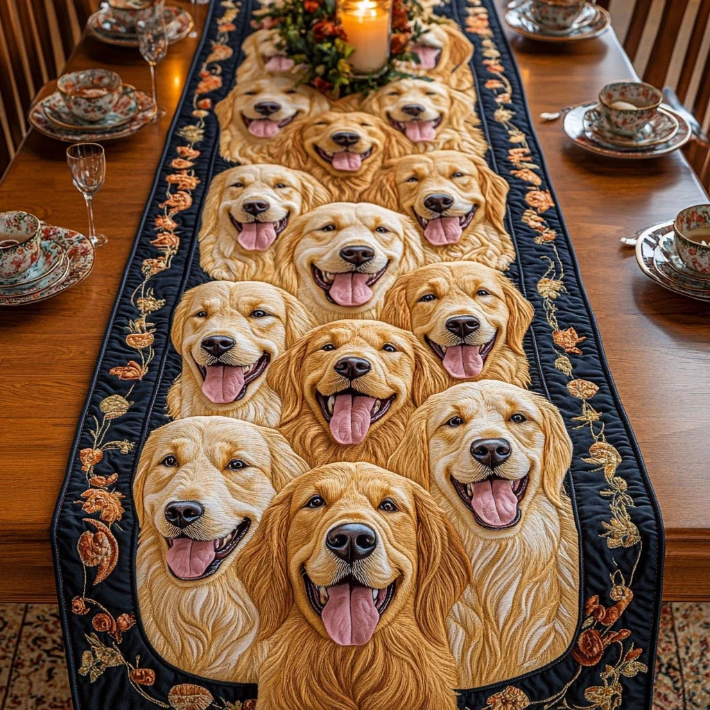 Loyal Layout Quilted Table Runner