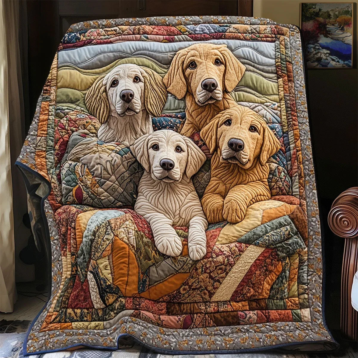 Loyal Pals Quilt Blanket
