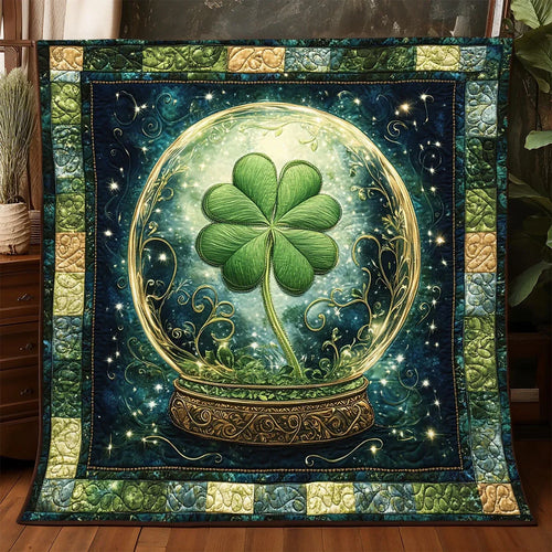 Lucky Clover Quilt Blanket