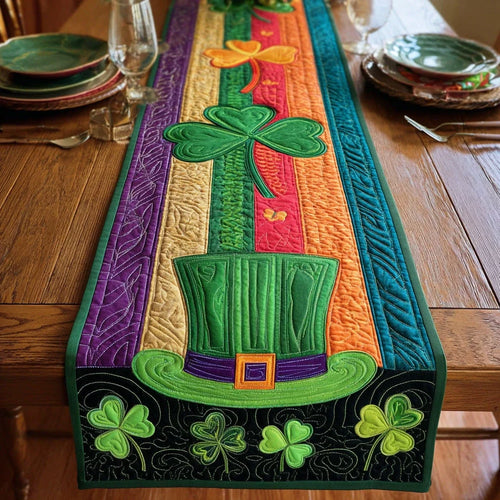 Lucky Hat Quilted Table Runner