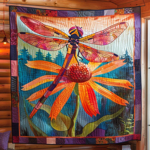 Luminous Pause Quilt Blanket