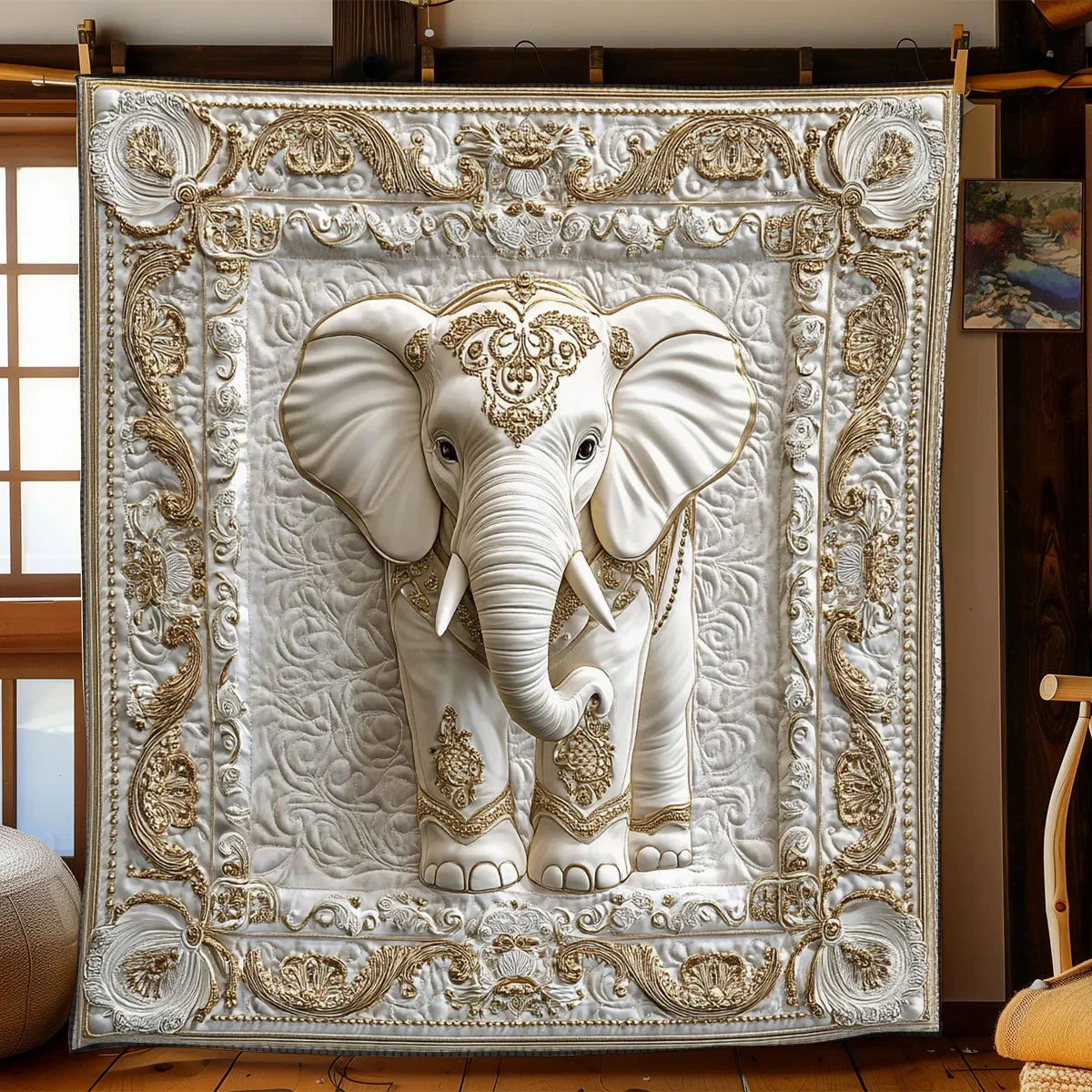 Elephant Quilt Blanket