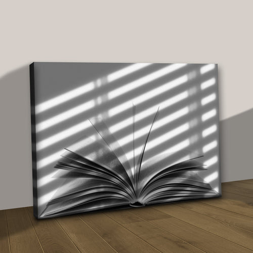 Decor Elements Book Cryptic Canvas Wall Art