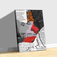 Decor Elements Magazine Fashion Mosaic Canvas Wall Art II