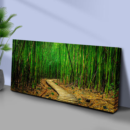 Ever-Green Bamboo Forest Canvas Wall Art
