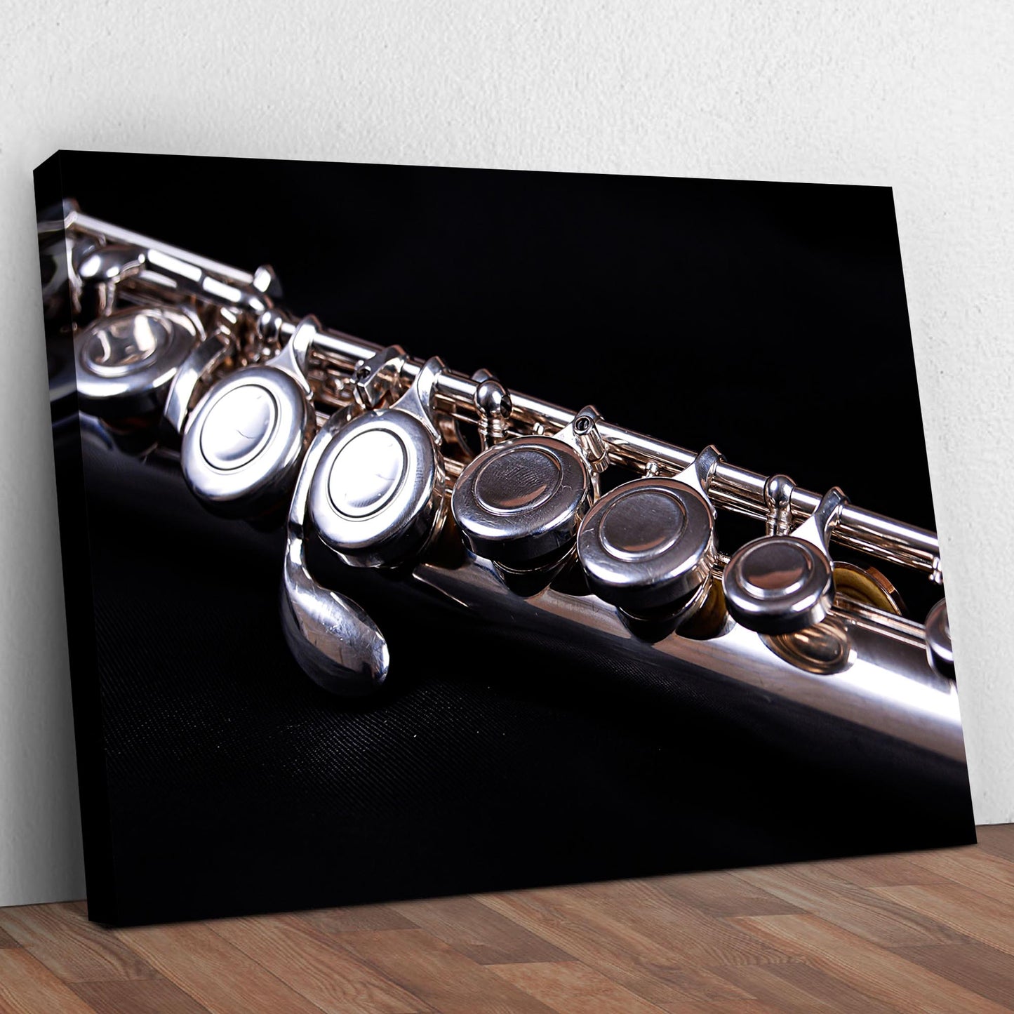 Flute Up Close Canvas Wall Art