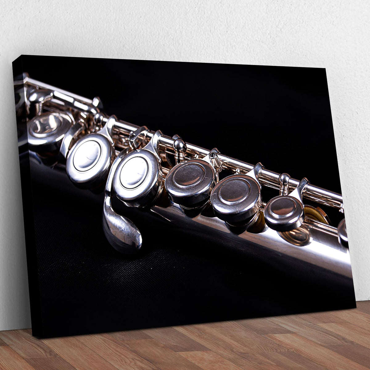 Flute Up Close Canvas Wall Art