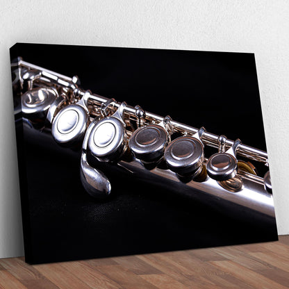 Flute Up Close Canvas Wall Art