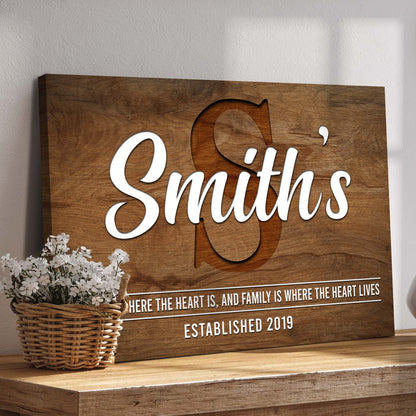Established Last Name Sign III
