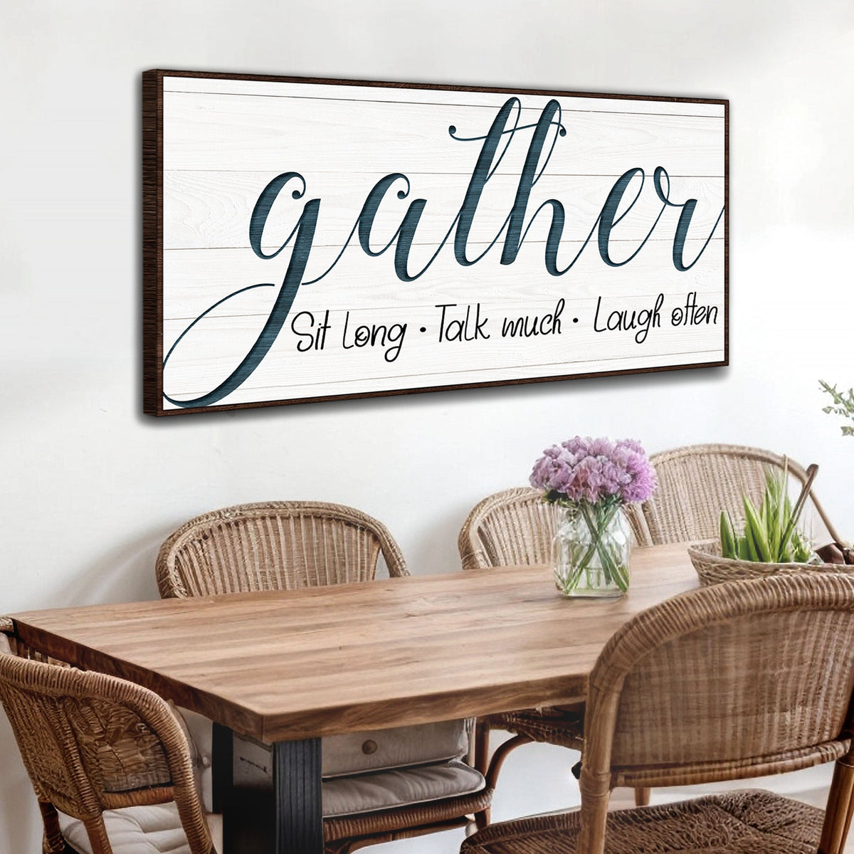 Gather Sign V - canvas