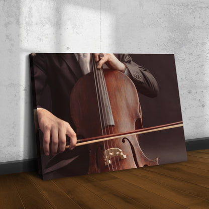 Cello Grunge Canvas Wall Art